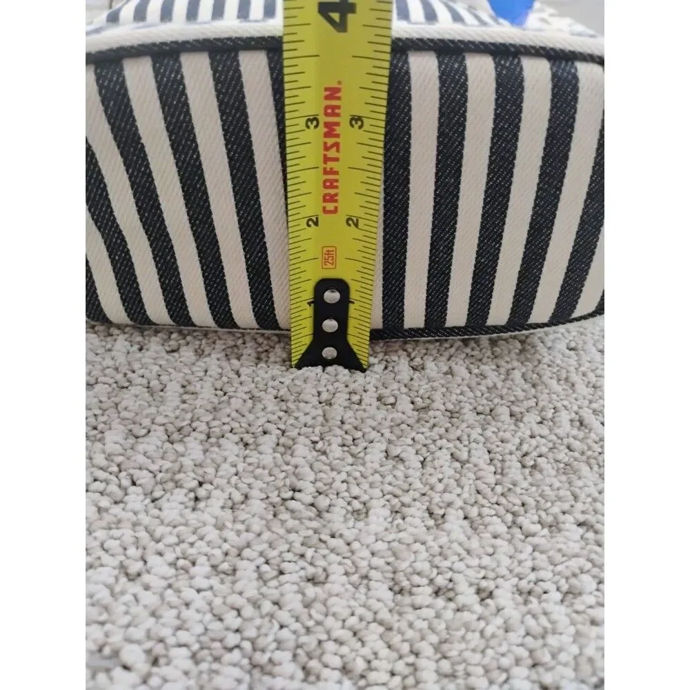 New 2 Bottle Insulated Wine Bag Navy Stripes Tirrinia